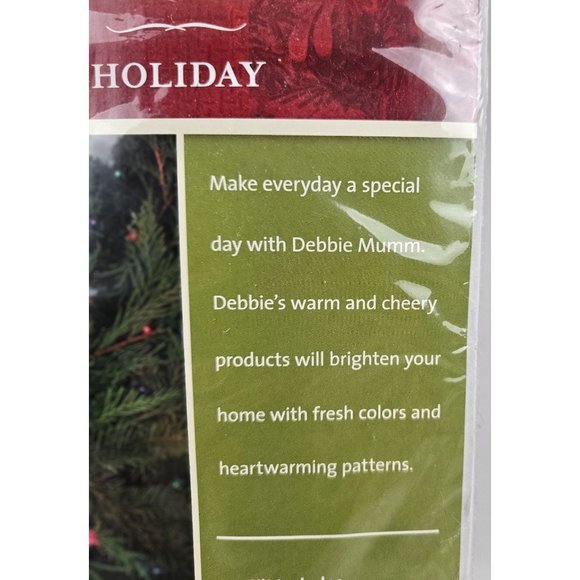 Debbie Mumm Felt Stocking Craft Kit Winter Games Christmas Holiday Blue White - Picture 5 of 9